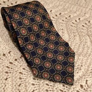 Nina Ricci Paris France 100% silk tie vintage